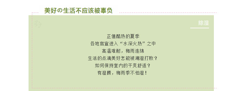 如何避免生活的樂趣被潮濕影響？