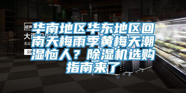 華南地區(qū)華東地區(qū)回南天梅雨季黃梅天潮濕惱人？除濕機(jī)選購指南來了