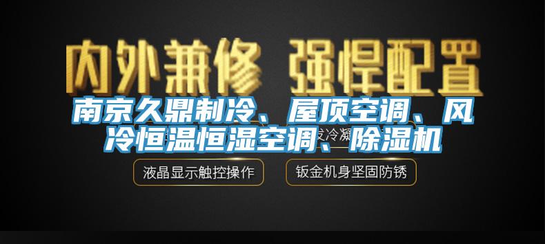 南京久鼎制冷、屋頂空調(diào)、風冷恒溫恒濕空調(diào)、除濕機