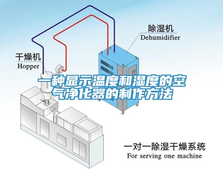 一種顯示溫度和濕度的空氣凈化器的制作方法