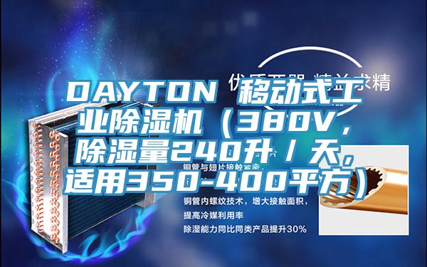 DAYTON 移動(dòng)式工業(yè)除濕機(jī)（380V，除濕量240升／天，適用350-400平方）