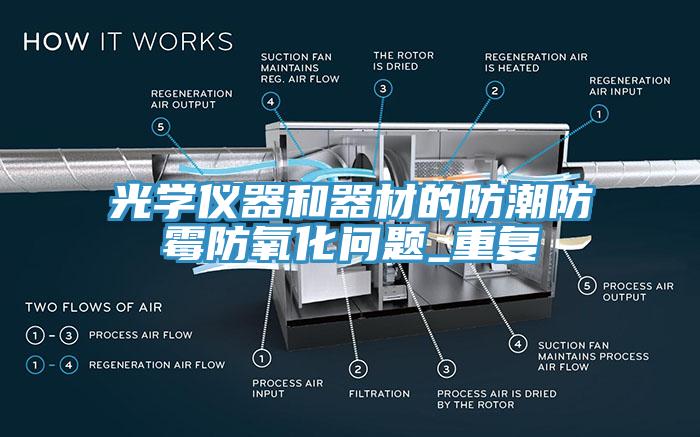 光學(xué)儀器和器材的防潮防霉防氧化問題_重復(fù)