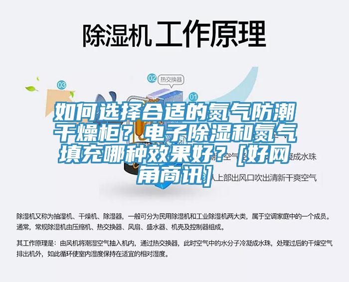 如何選擇合適的氮氣防潮干燥柜？電子除濕和氮氣填充哪種效果好？[好網角商訊]